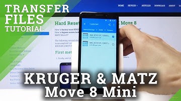 How to Transfer Files in Kruger&Matz Move 8 Mini - Move Data to External Storage