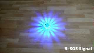 Powerflare Led Signallicht - Die Funktionen Blau