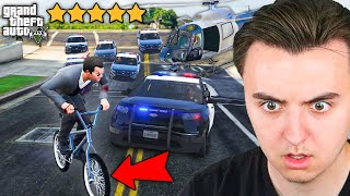 Dokážu Utéct 5 Hvězdičkám Na Kole V Gta?