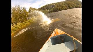 jump dans l'eau avec un bmx