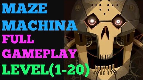 Maze machina full gameplay level 1-20 solution or walkthrough