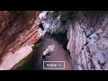 Mit der Drohne durch die Maggia Schlucht, Ponte Brolla,  Maggiatal, Tessin.