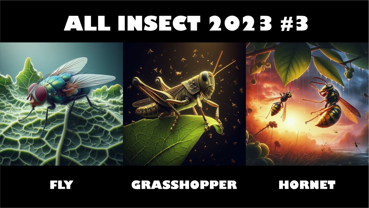 All Insects 2023 #3 - YouTube