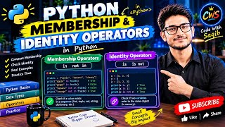 python in pashto #12 membership & identity operators