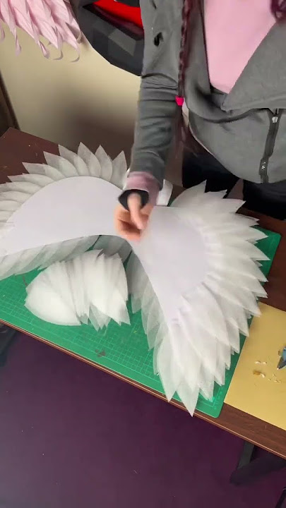 Check wing tutorial on my channel #uk #handmade #shorts #angelwings #diy #diycrafts #howto #tutorial