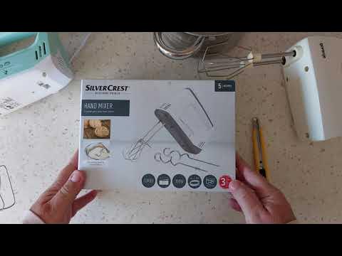 SILVERCREST Handmixer SHM 300 D2, 300 W (4K) - YouTube | Mixer