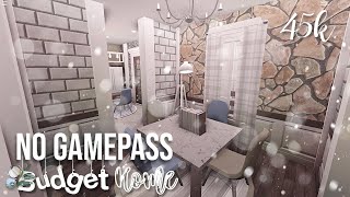 Roblox | Bloxburg: No Gamepass Buget Home 45k | Speedbuild @Txics