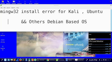 mingw32 installer for Kali, Ubuntu & other Debian Linuxs