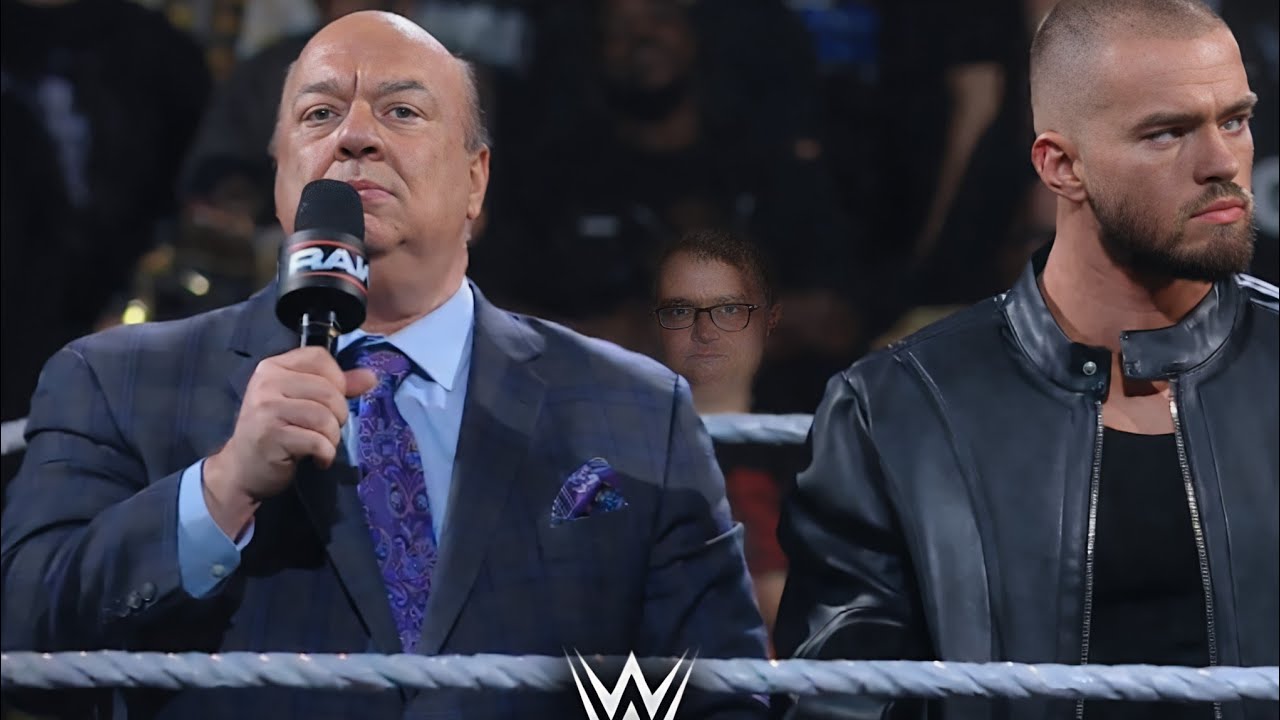 PAUL HEYMAN introduces AUSTIN THEORY as The Vision’s latest recruit.