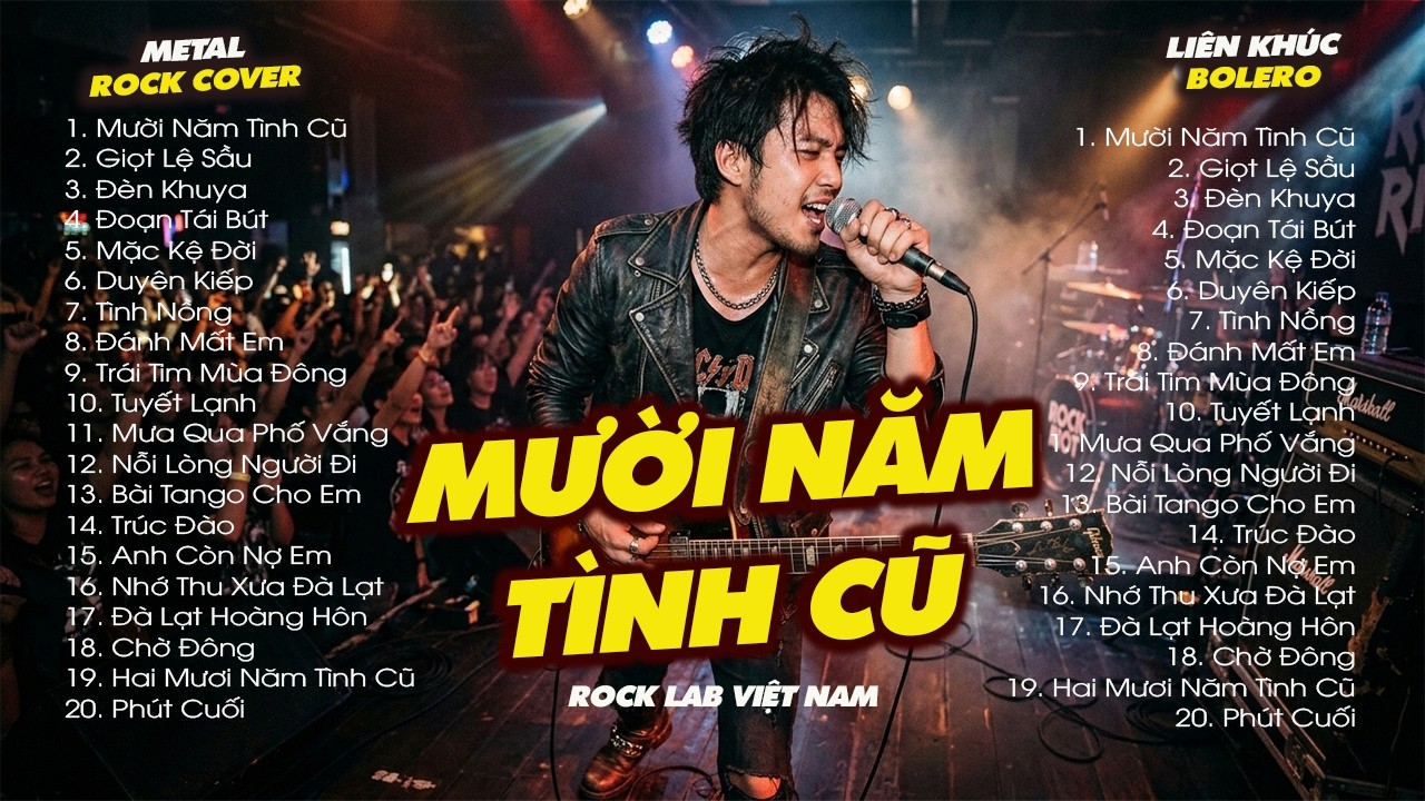 TOP 20 BÀI HIT MẠNG XÃ HỘI | Mười Năm Tình Cũ, Đoạn Tái Bút ♫ Nhạc Bolero Rock Nghe Cực Cháy