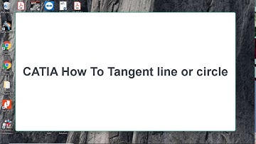 CATIA-Sketcher, Tangent, & how to coincident line