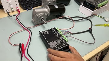 มอเตอร์ BLDC Worm gear ควบคุม pwm PLC หรือ arduino