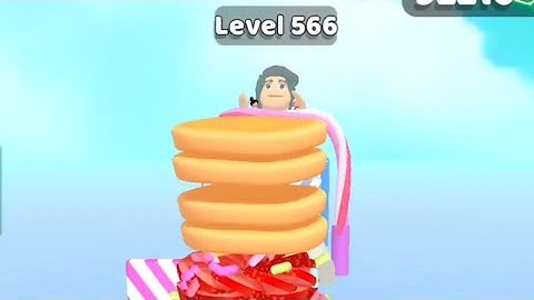 Pancake Run All Levels Level 566 and Level 567 Android ios Gameplay walkthrough 🥞🥪🍔🥙🍱