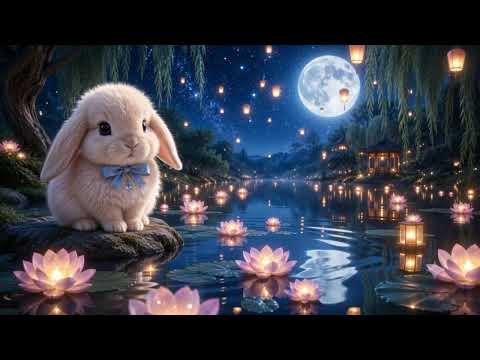 Dreamy Bunny Lullaby Vol. 2 🐇 Crystal Lake Dreams | Relaxing Music Box