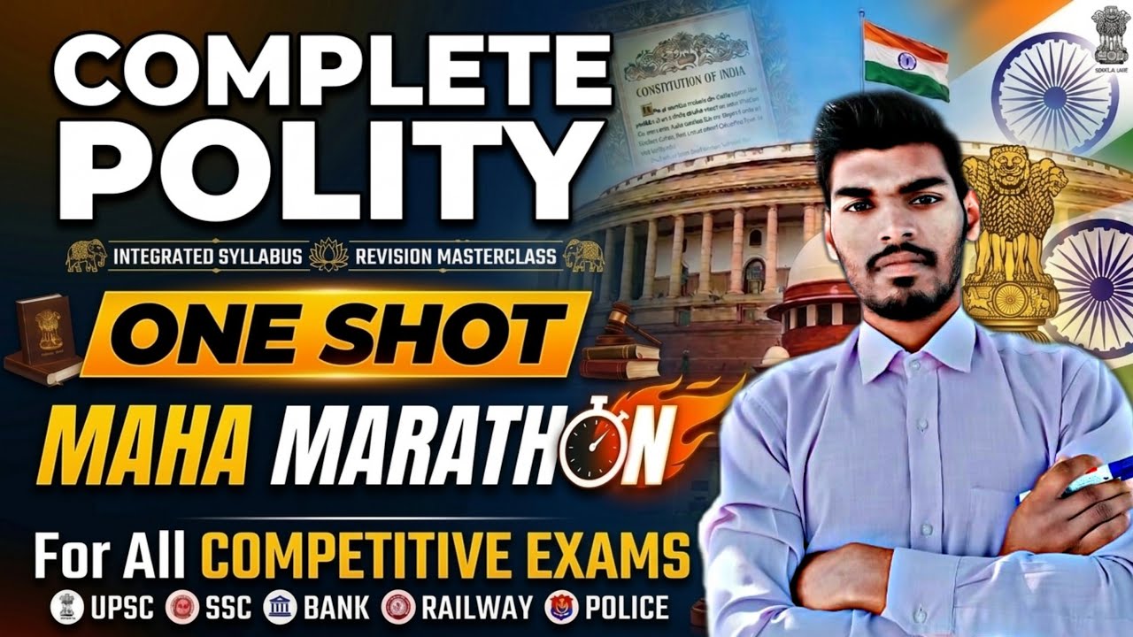 Indian Polity: 1 Class में पूरा Syllabus! - नहीं देखा तो बहुत पछताओगे 😱