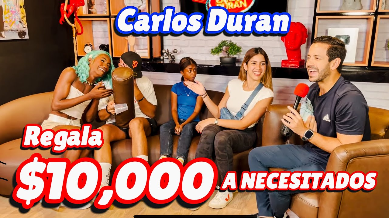 Carlos Duran Le Da $10,000 A Una Persona NECESITADA Ft. Karinita, Jeremy, Delane, El Chiry