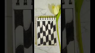 Day-36 easy doodle art tutorial 🤍#shorts #youtubeshorts #doodle #art #zen #zentangle