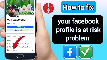 How to fix your facebook profile is at risk problem | Fix Your profile is at risk (2024)