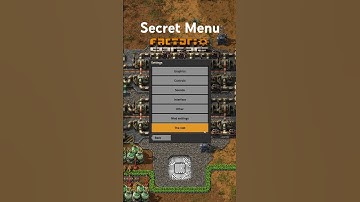 Factorio: Secret Settings Menu "The rest"