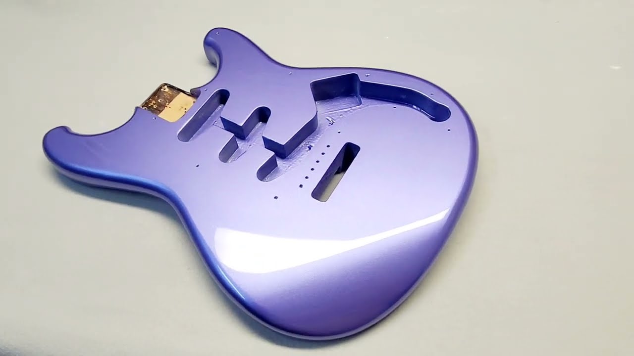 Purple Frost Metallic Guitar Finish - GuitarPaintGuys