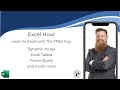Excel Hour - Learn to Excel with The FP&A Guy