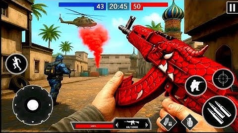 Fps Battle Ground Commando ShootingGame - Android Gameplay.#1027