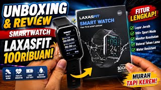 Unboxing and Review of the Laxasfit Smartwatch Package for IDR 100,000 | Affordable, Full-Feature...