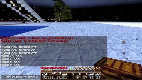 Minecraft 1.0 single player commands Binding/ shoot lightning