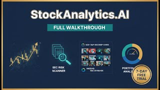 StockAnalytics.AI is now LIVE! Get a complete walkthrough of our AI-powered stock analysis platform