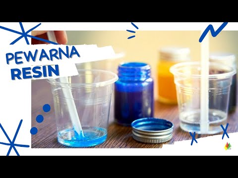 Cara Penggunaan Pewarna Untuk Kerajinan Resin / RESIN ART