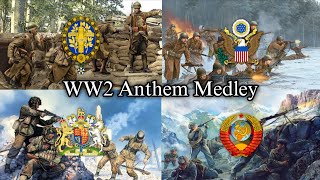 Download Lagu [WW2 Medley] Anthem of France, USA, Great Britain, USSR - Allied National Anthems (1970s Recording) MP3