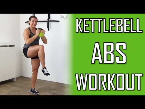 10 Minute Kettlebell Abs Workout – KettleBell Exercises to Strengthen Abs – At Home