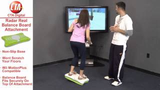 jordnødder Oh hoste Radar Real Balance Board Attachment for The Wii™ Fit™ Balance Board -  YouTube