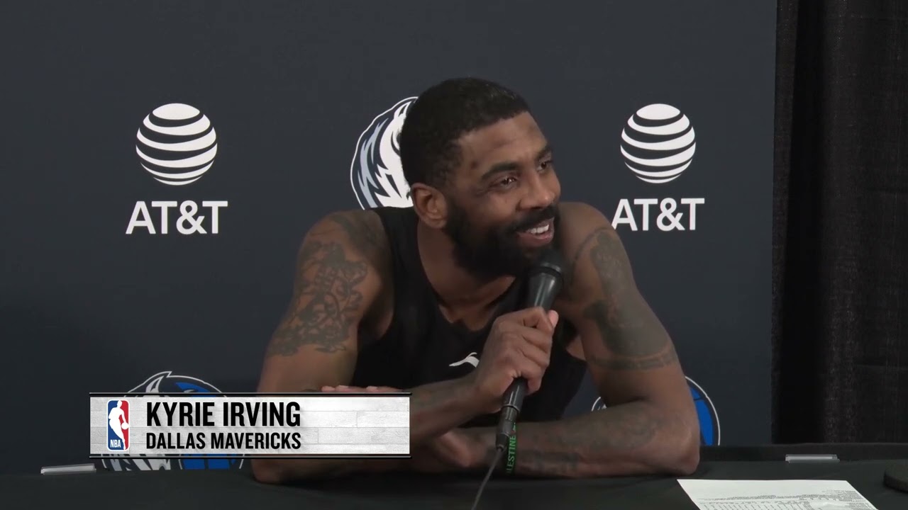 Kyrie Irving player of Mavericks postgame interview 01 23 2025