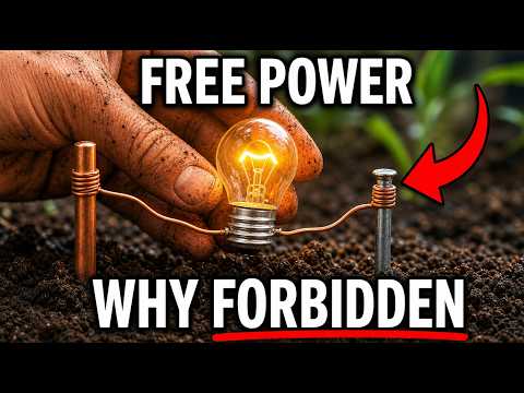 Video Two Metal Rods In Your Garden Power A Light Bulb — Why Is This 'Forbidden'?