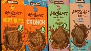 Trying the Mr Beast chocolate bars. 🍫 😋