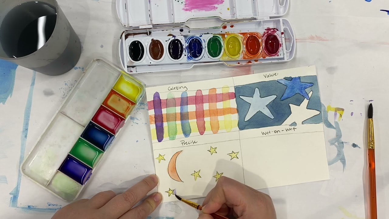 Basic Watercolor Techniques: Step 2