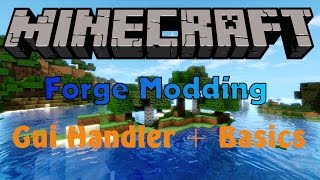 GUI HANDLER + BASICS | FOLGE #38 | MINECRAFT FORGE MODDING / MODS PROGRAMMIEREN 1.9 [GERMAN/HD+]