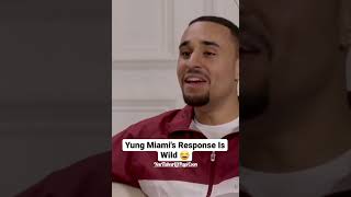 Yung Miami's response is wild 😭