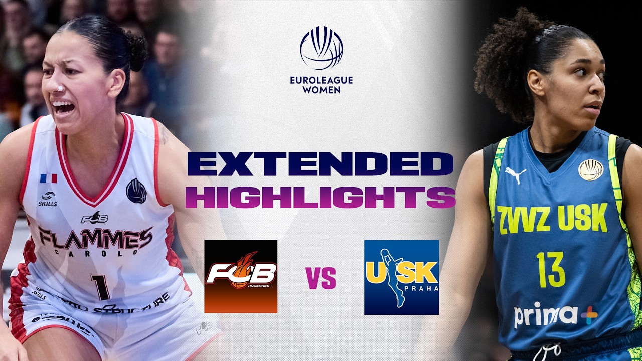 Flammes Carolo Basket v ZVVZ USK Praha | Full Game Highlights | EuroLeague Women 2025-26