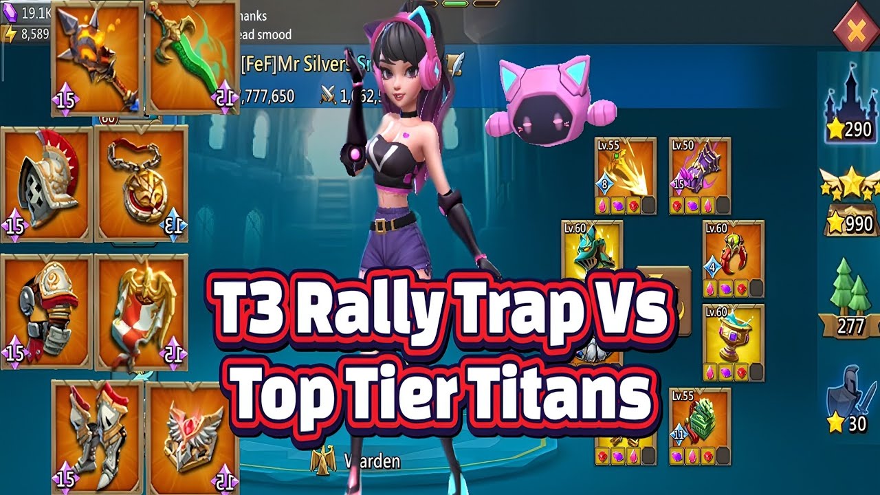 T3 Rally Trap Vs Titans And Max Accounts | Titan Chana Nex Incoming With 14 6 0 Mix! 
