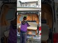 自作車内カーテン！車内暮らしをプライベート空間に！#shorts