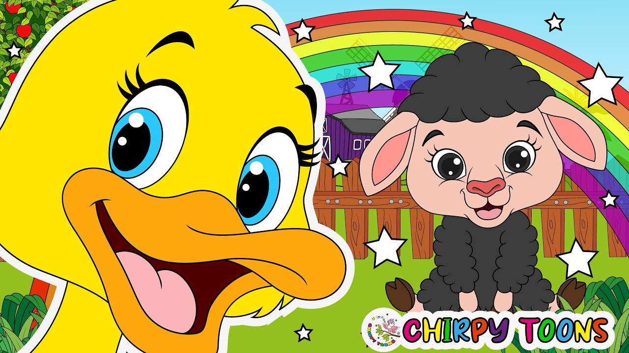 Five Little Ducks + Baa Baa Black Sheep - Nursery Rhymes & Kids Songs | Baa Baa Black Sheep Poem