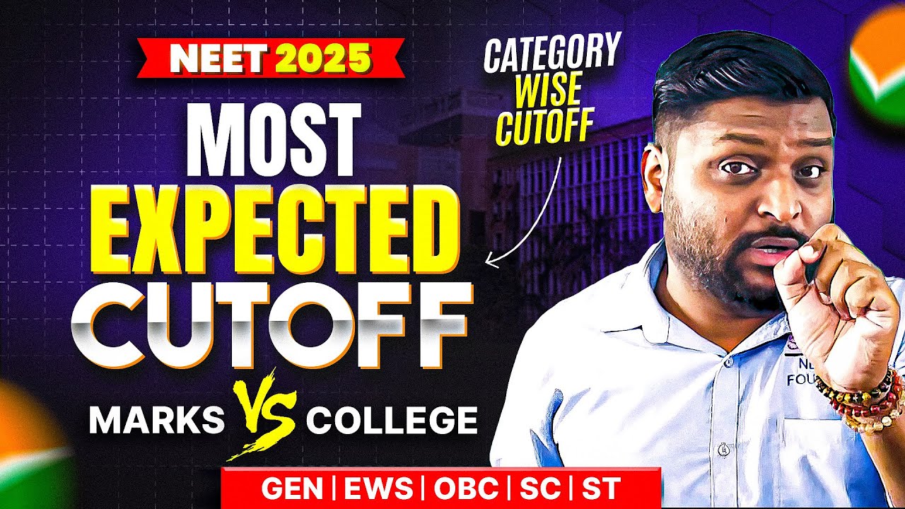 NEET 2025 Cutoff🔥 College-Wise & Category-Wise | Rank vs College Breakdown for GEN, OBC, EWS, SC, ST