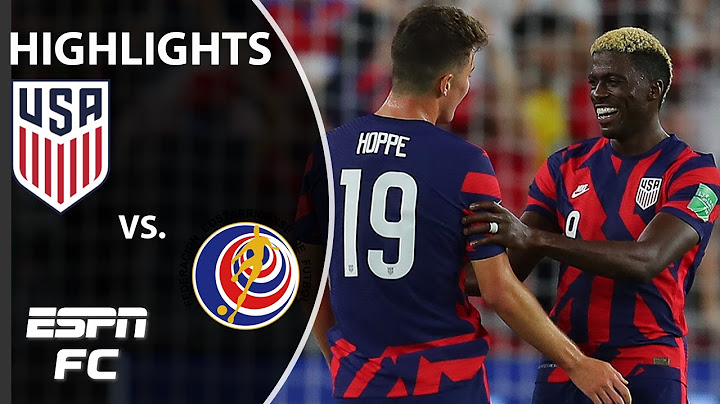 USMNT BACK ON TRACK after comeback win vs. Costa Rica | World Cup Qualifiers