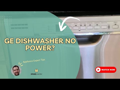 No Lights On Ge Dishwasher