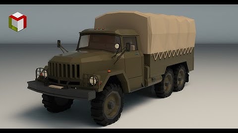 Military Truck 01 (turntable)