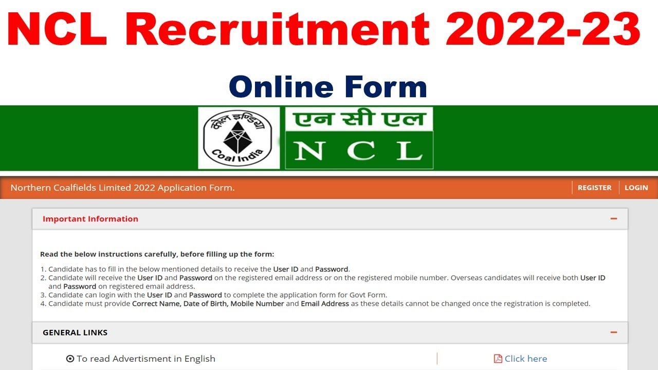 ncl recruitment 2022 apply online | 