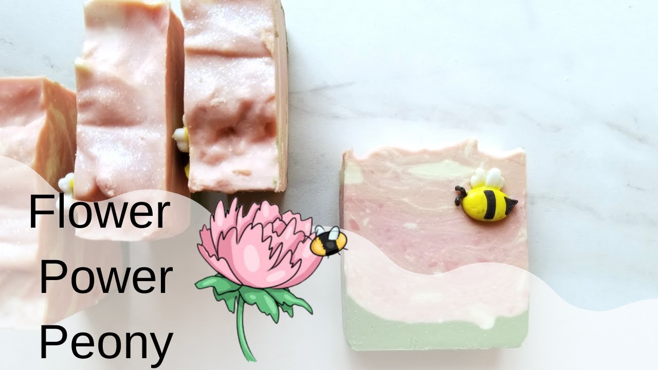 2020 YT Soap Collab Flower Power: Pink Peony | 💮 J & Mae Handmade 
