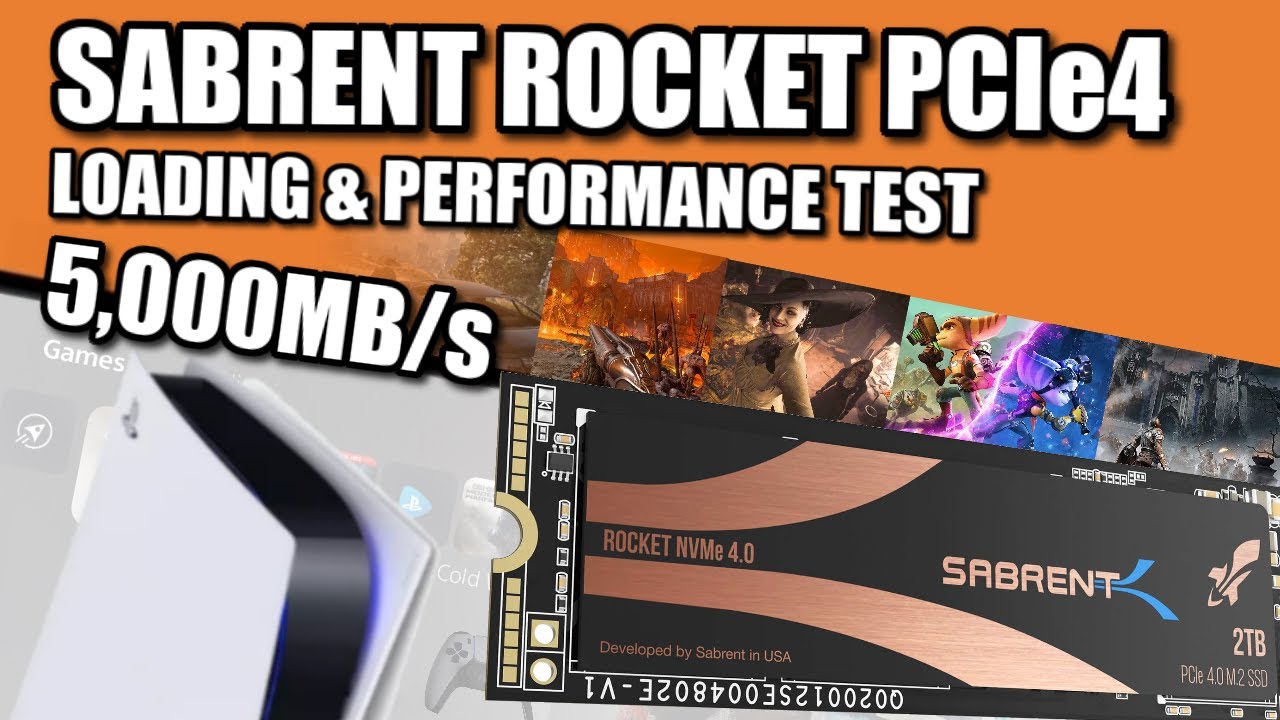 Sabrent Rocket 5,000MB/s PS5 SSD Expansion Test